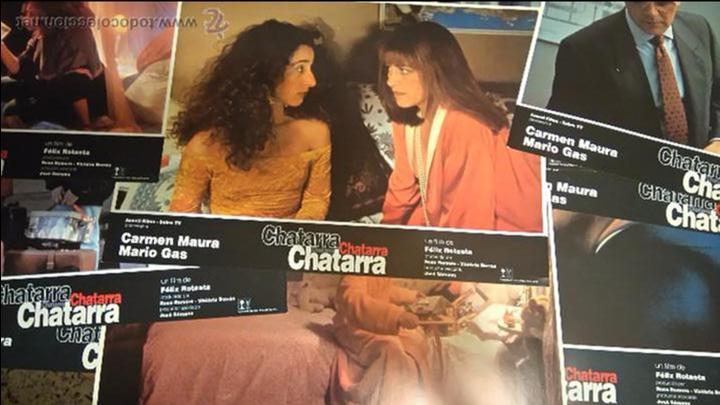 Cinema: CHATARRA. JUEGO COMPLETO DE 12 FOTOCROMOS. CARMEN MAURA Y MARIO GAS. ORIGINALES. BUEN ESTADO