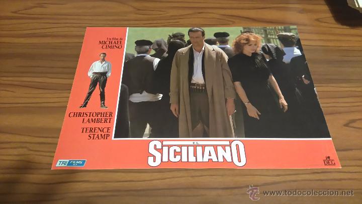 Cinema: FOTOCROMO. EL SICILIANO. MICHAEL CIMINO. CHRISTOPHER LAMBERT, TERENCE STAMP.