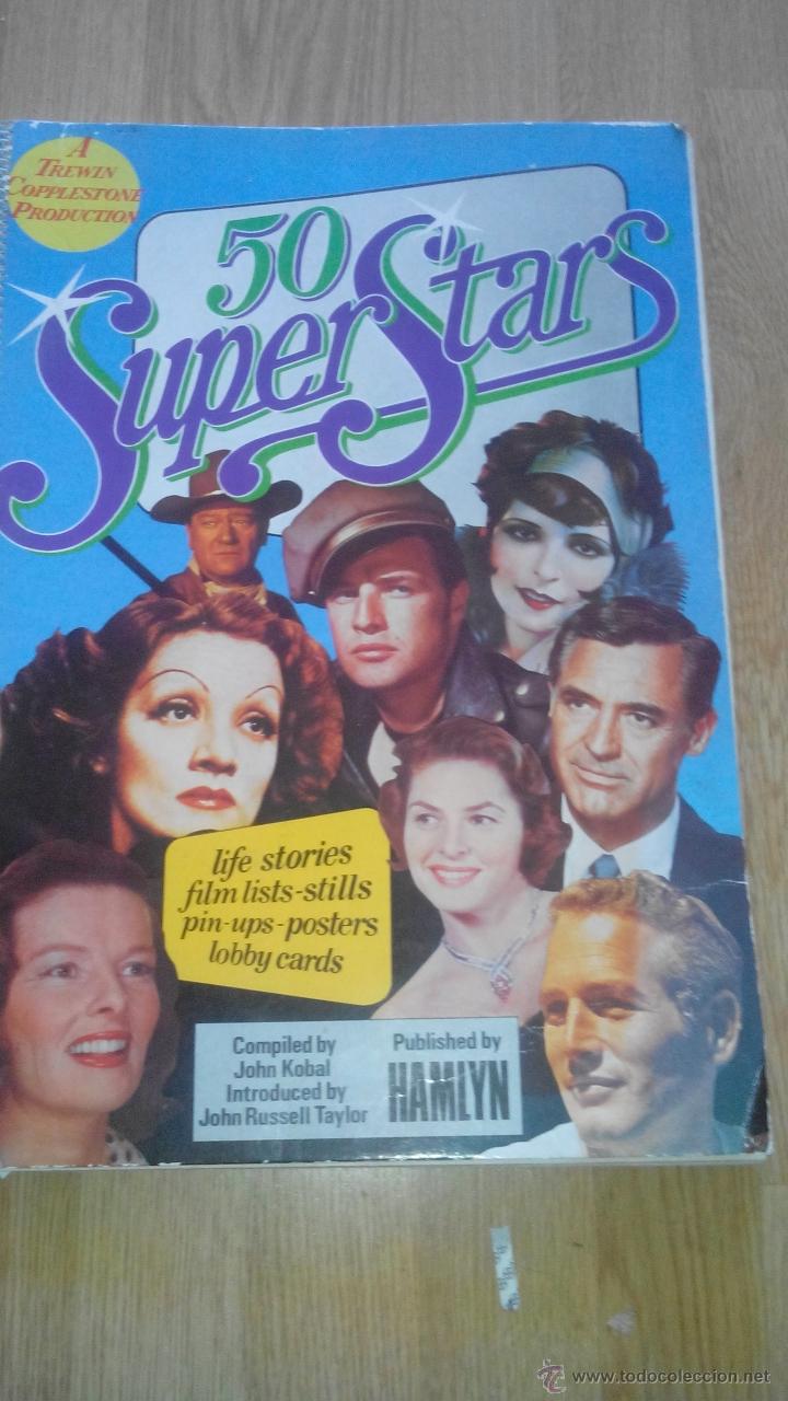 Cine: 50 SUPER STARS - MARILYN MONROE-JAMES DEAN-CLARK GABLE-JOHN WAYNE ETC