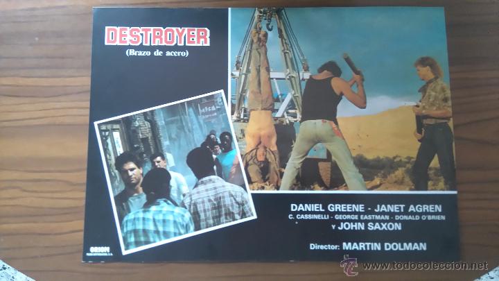 Cinema: DESTROYER (BRAZO DE ACERO). 2 FOTOGRAMAS O FOTOCROMOSS EN PERFECTO ESTADO. ORIGINAL
