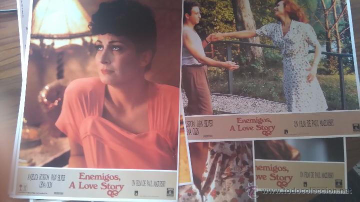 Cine: ENEMIGOS, A LOVE STORY. 9 FOTOCROMOS O FOTOGRAMAS. ORIGINALES