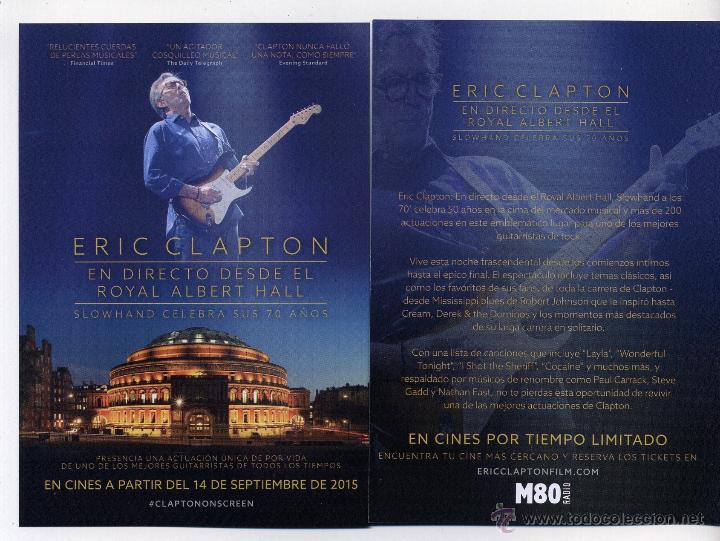 Cine: ERIC CLAPTON. - Foto 1