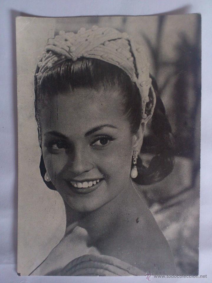 Cine: TARJETAS FLORITA N&ordm; 40, CARMEN SEVILLA, OBSEQUIO DE LA REVISTA FLORITA