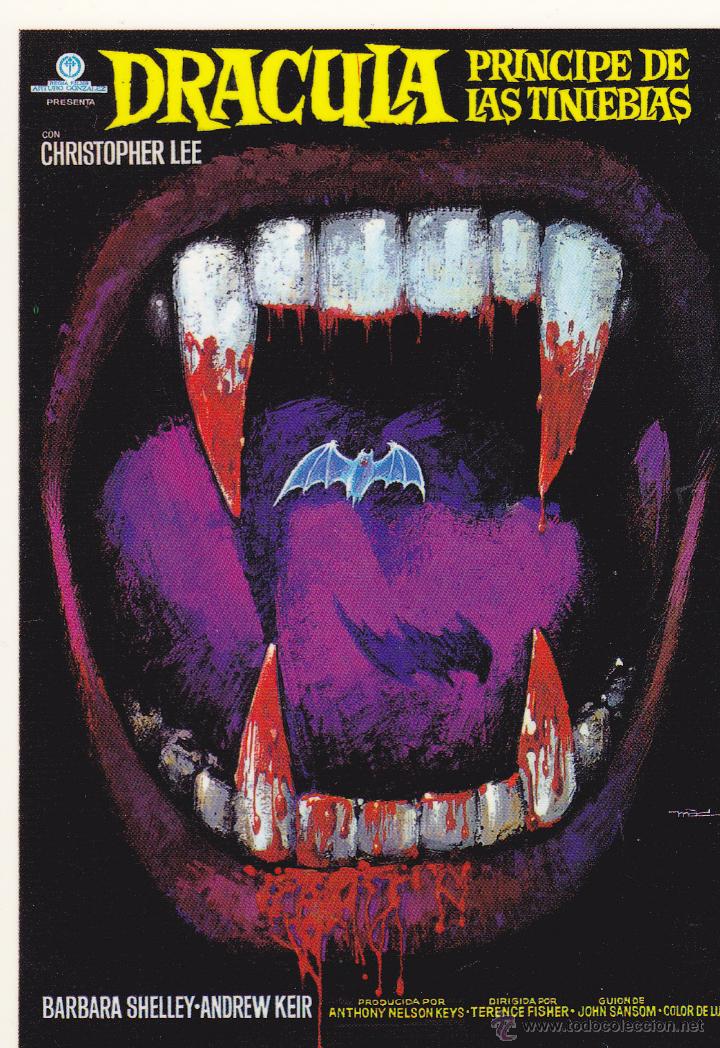 Cine: postal dracula dracula -c lee