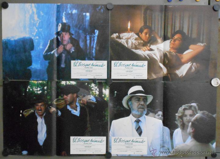 Cine: WG33 EL BOSQUE ANIMADO JOSE LUIS GUERDA ALFREDO LANDA SET GIGANTE 4 FOTOCROMOS ORIGINAL ESTRENO