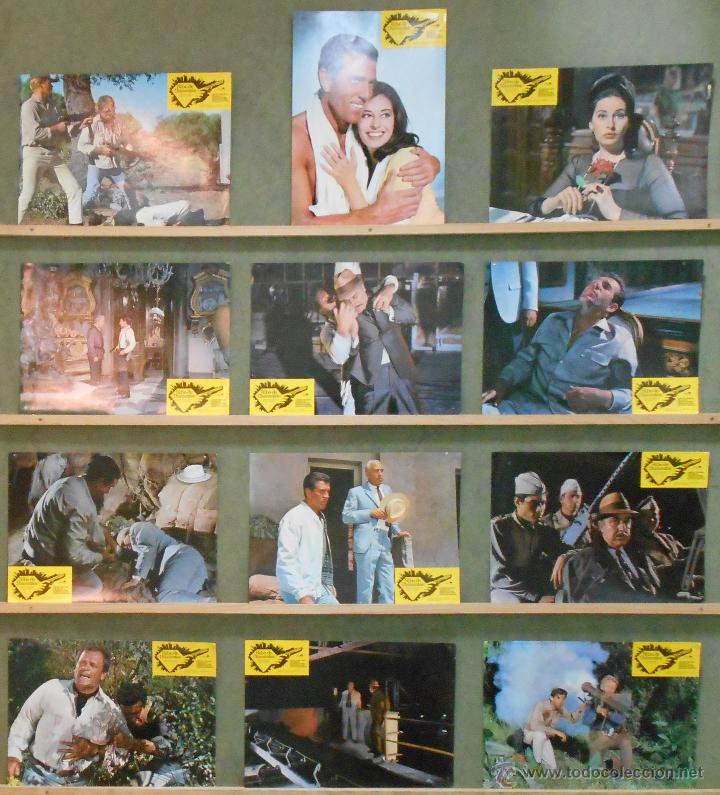Cinema: WG46 ROBO DE DIAMANTES KIERON MOORE INA BALIN SET COMPLETO 12 FOTOCROMOS ORIGINAL ESTRENO