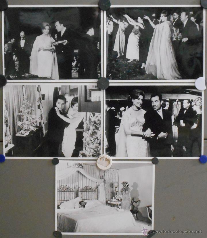Cinema: F18887 LA ESPOSA AMERICANA UGO TOGNAZZI RHONDA FLEMING 5 FOTOS B/N ORIGINALES ESPA&Ntilde;OLAS