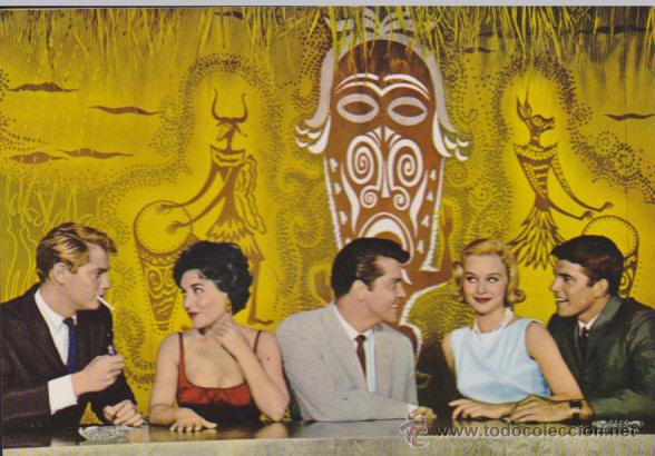 Cin&eacute;ma: POSTAL PERSONAJES SERIE T.V. ROMPEOLAS TROY DONAHUE