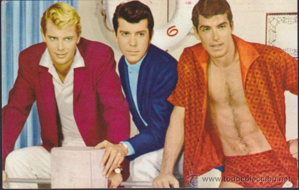 Cin&eacute;ma: POSTAL PERSONAJES SERIE T.V. ROMPEOLAS TROY DONAHUE