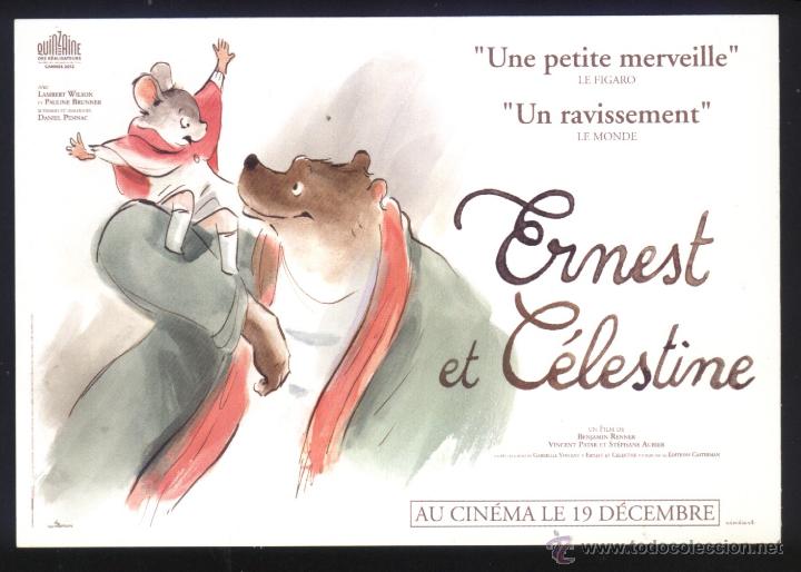 Cine: Q-05697- ERNEST ET C&Eacute;LESTINE (FOLLETO DE MANO FRANCES)