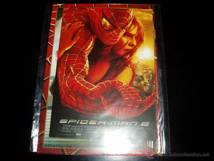 Cine: SPIDER-MAN 2. JUEGO O SET COMPLETO DE FOTOCROMOS. PRECINTADO. MAGNIFICO ESTADO.