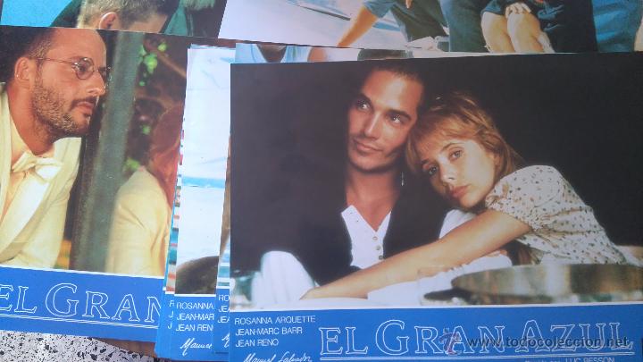 Cinema: EL GRAN AZUL. 11 FOTOCROMOS O FOTOGRAMAS. MOVIE. ORIGINALES