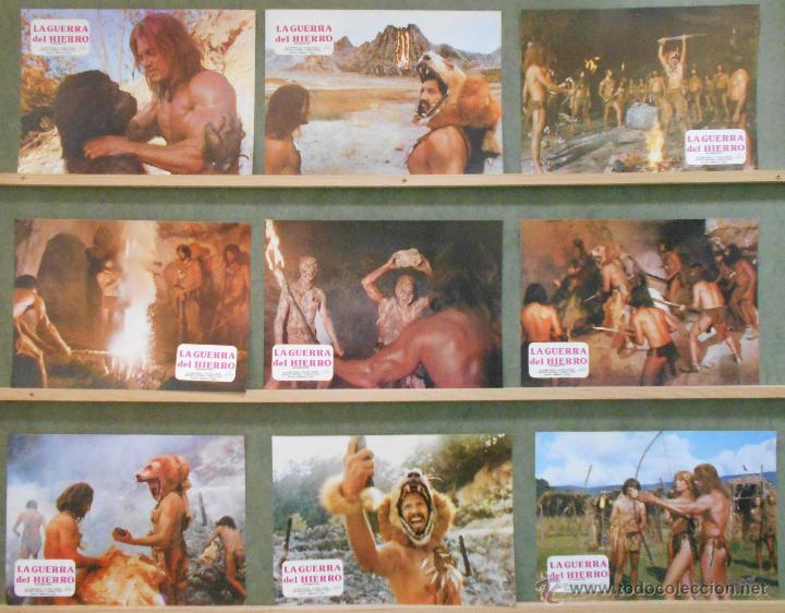 Cine: WI79 LA GUERRA DEL HIERRO UMBERTO LENZI SAM PASCO SET 9 FOTOCROMOS ORIGINAL ESTRENO