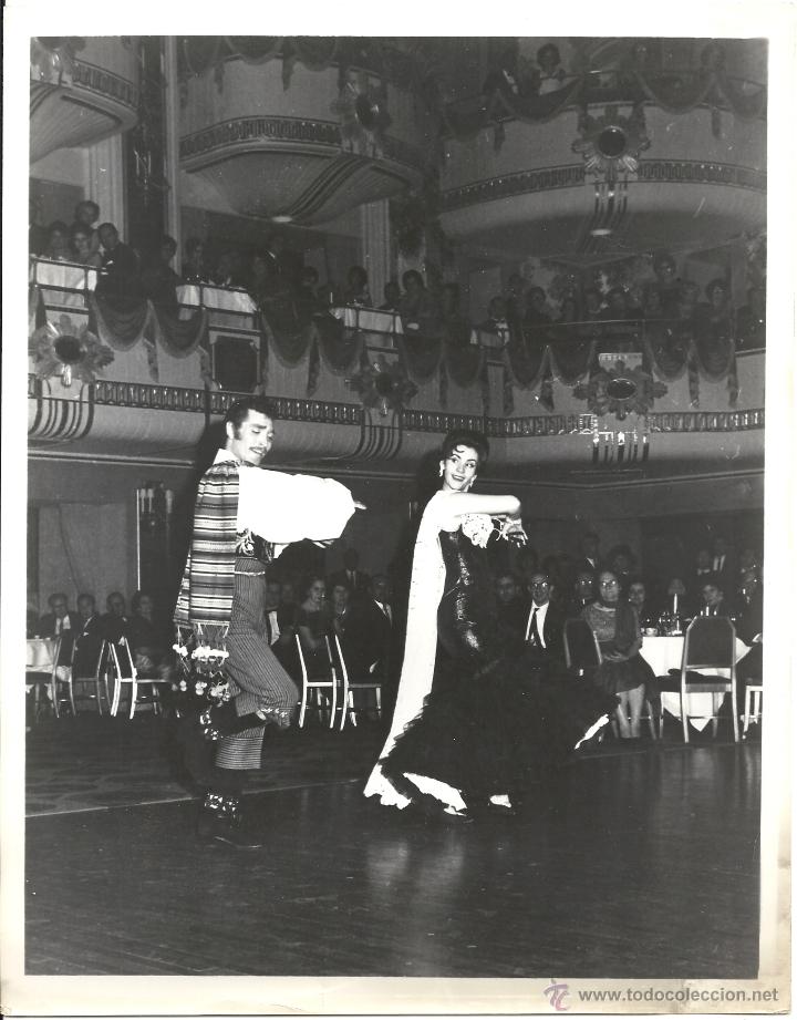Cinema: F19608 JOSE TOLEDANO ELENA ARECES NUEVA YORK FOTO ORIGINAL B/N ESPA&Ntilde;OLA FOTOGRAFO JOSE TOLEDANO