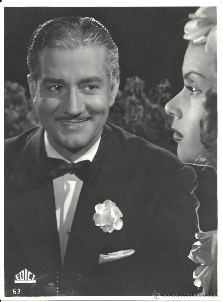 Cinema: F19624 ENRIQUE GUITART GUILLERMINA GRIN FOTO ORIGINAL EDICI B/N ESPA&Ntilde;OLA