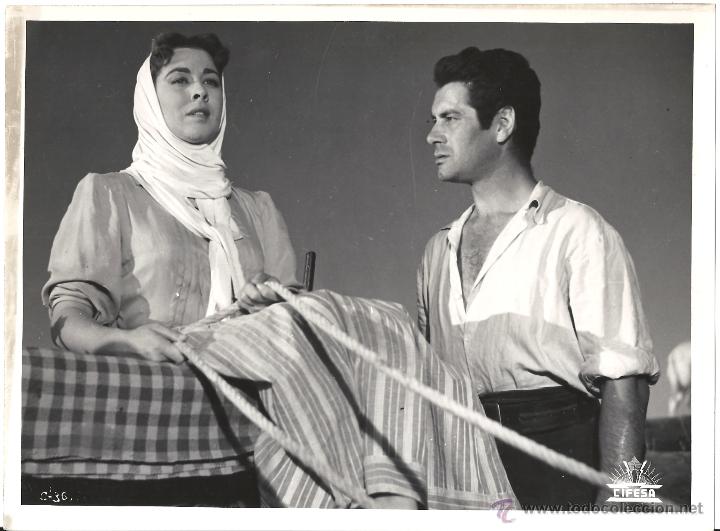 Cinema: F19794 AURORA BAUTISTA JOSE SUAREZ CONDENADOS CIFESA FOTO ORIGINAL B/N ESPA&Ntilde;OLA