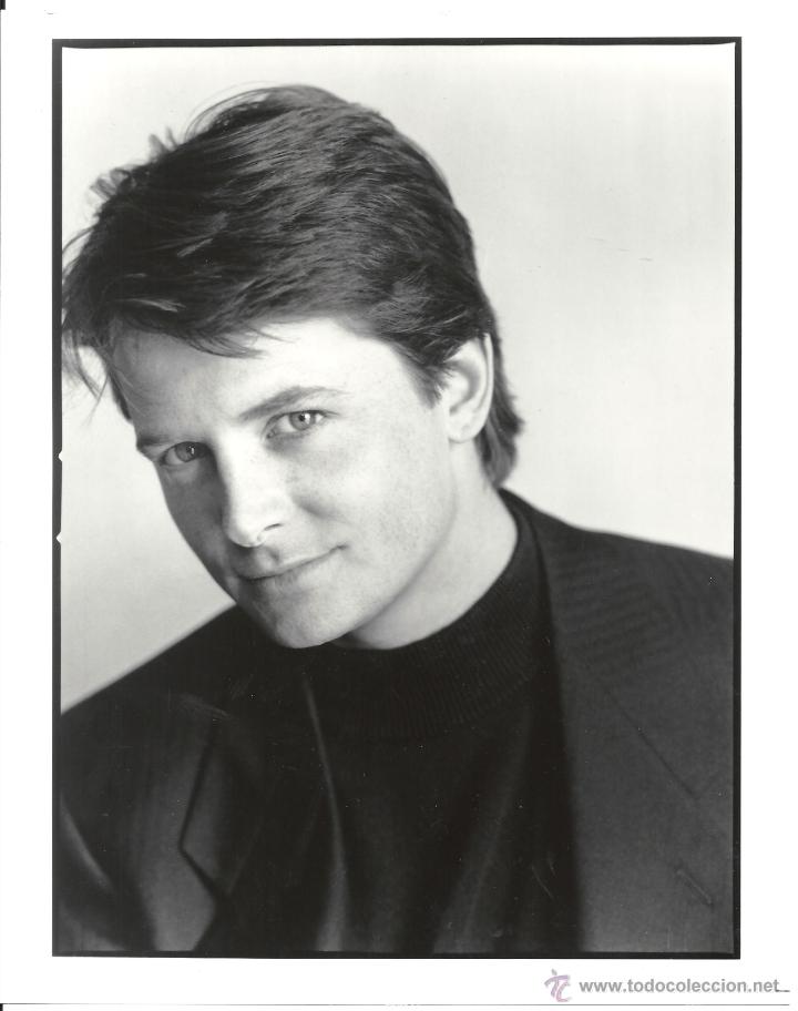 Cine: F28584D MICHAEL J. FOX FOTO ORIGINAL B/N AMERICANA