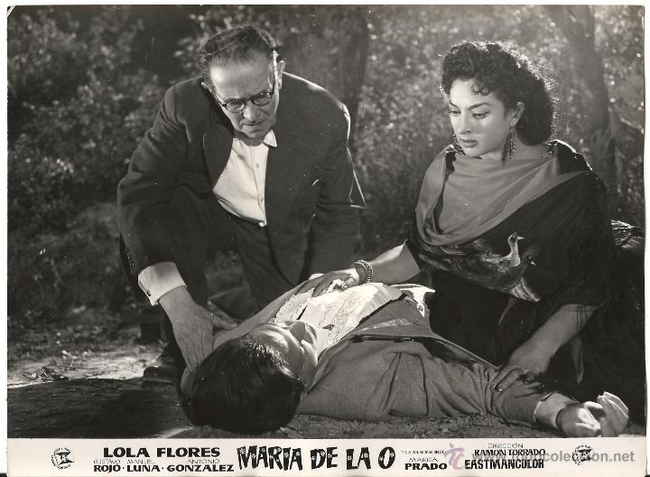Cinema: F19848 LOLA FLORES MARIA DE LA O SUEVIA FOTO ORIGINAL B/N ESPA&Ntilde;OLA