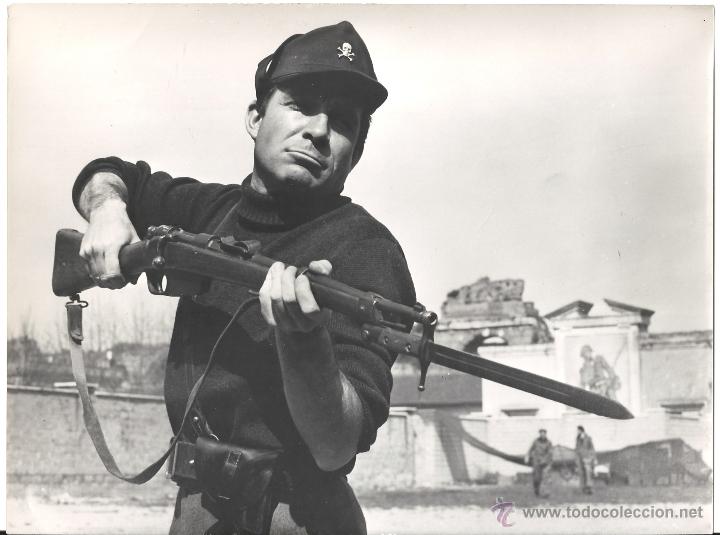 Kino: F19872 UGO TOGNAZZI FOTO ORIGINAL B/N ESPA&Ntilde;OLA