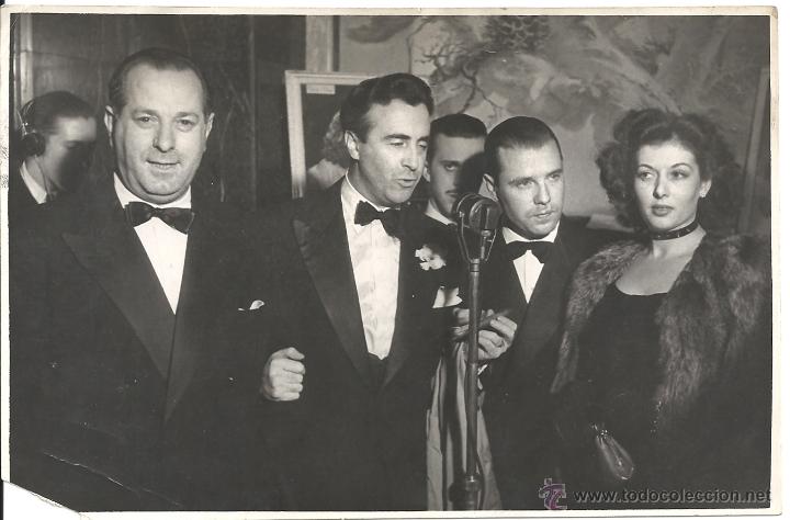 Cin&eacute;ma: F19900 JUAN DE ORDU&Ntilde;A DIRECTOR ALICIA ROMAY JESUS RUBIERA FOTO ORIGINAL B/N ESPA&Ntilde;OLA FOTOGRAFO SAIZ
