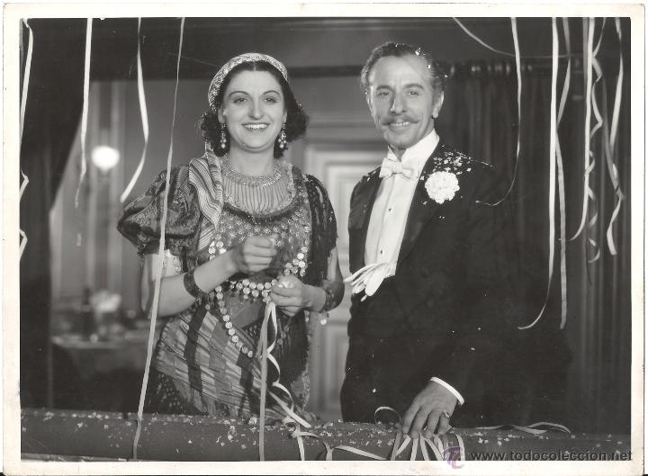 Cin&eacute;ma: F20004 MARIA GUERRERO JESUS TORDESILLAS LA FLORISTA DE LA REINA FOTO ORIGINAL B/N ESPA&Ntilde;OLA