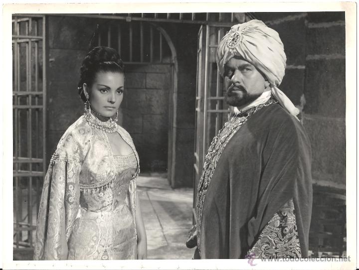 Cine: F20038 CARMEN SEVILLA GINO CERVI LOS AMANTES DEL DESIERTO FOTO ORIGINAL B/N ESPA&Ntilde;OLA