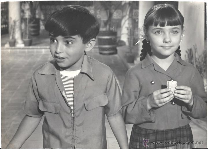 Cine: F20235 JOSELITO MARI CARMEN ALONSO SAETA DEL RUISE&Ntilde;OR FOTO ORIGINAL B/N ESPA&Ntilde;OLA FOTOGRAFO ORTAS