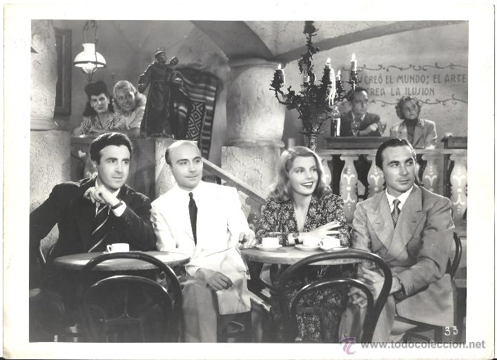 Cinema: F20293 ADRIANO RIMOLDI JUAN DE ORDU&Ntilde;A MARY MARTIN FOTO ORIGINAL B/N ESPA&Ntilde;OLA FOTOGRAFO J. MAYMO