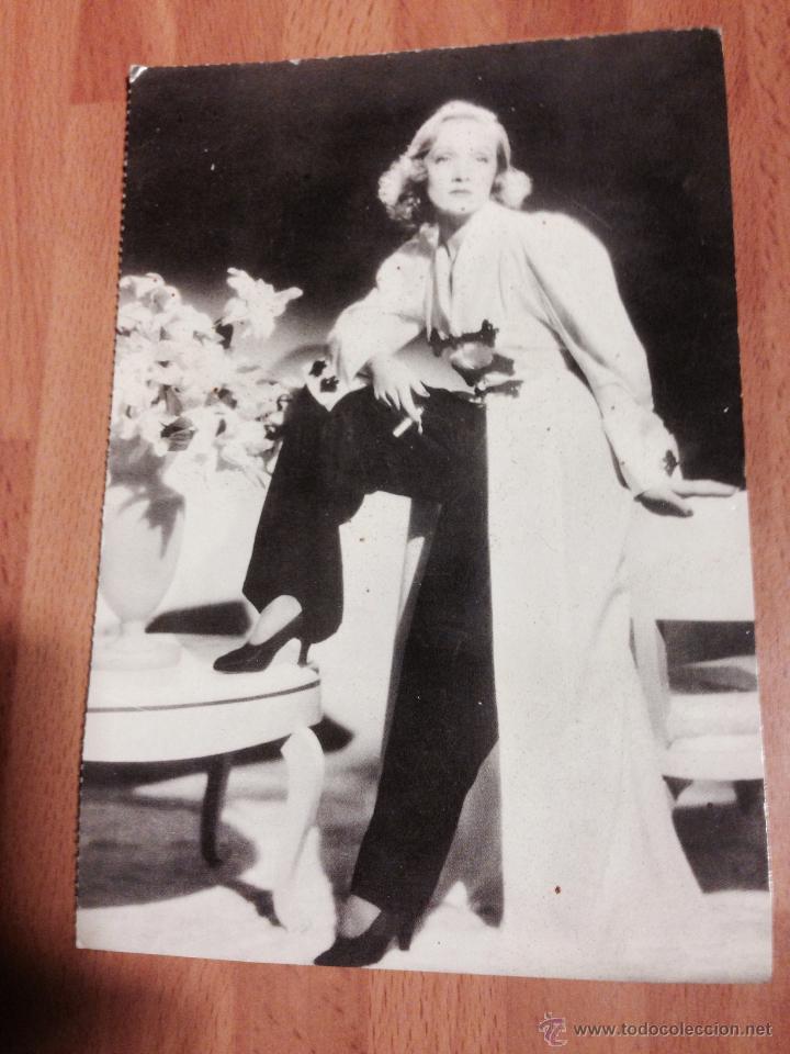 Cine: Postal de marlene dietrich