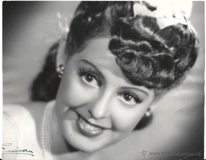 Cin&eacute;ma: F20379 ROSITA MONTA&Ntilde;A QUE FAMILIA FOTO ORIGINAL B/N ESPA&Ntilde;OLA FOTOGRAFO GUIRAU