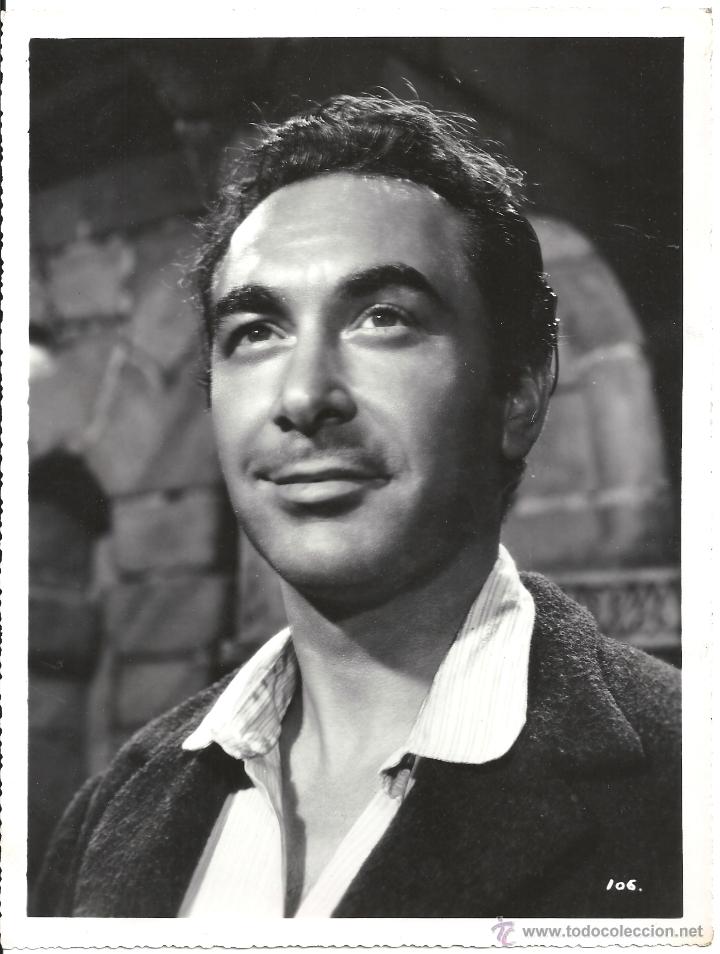 Cine: F20390 ADRIANO RIMOLDI FOTO ORIGINAL B/N ESPA&Ntilde;OLA FOTOGRAFO G. PACHECO