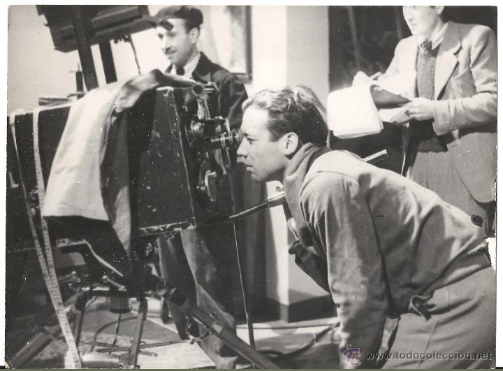 Cinema: F20410 MANUEL BERENGUER OPERADOR RODAJE FOTO ORIGINAL B/N ESPA&Ntilde;OLA FOTOGRAFO MARCO
