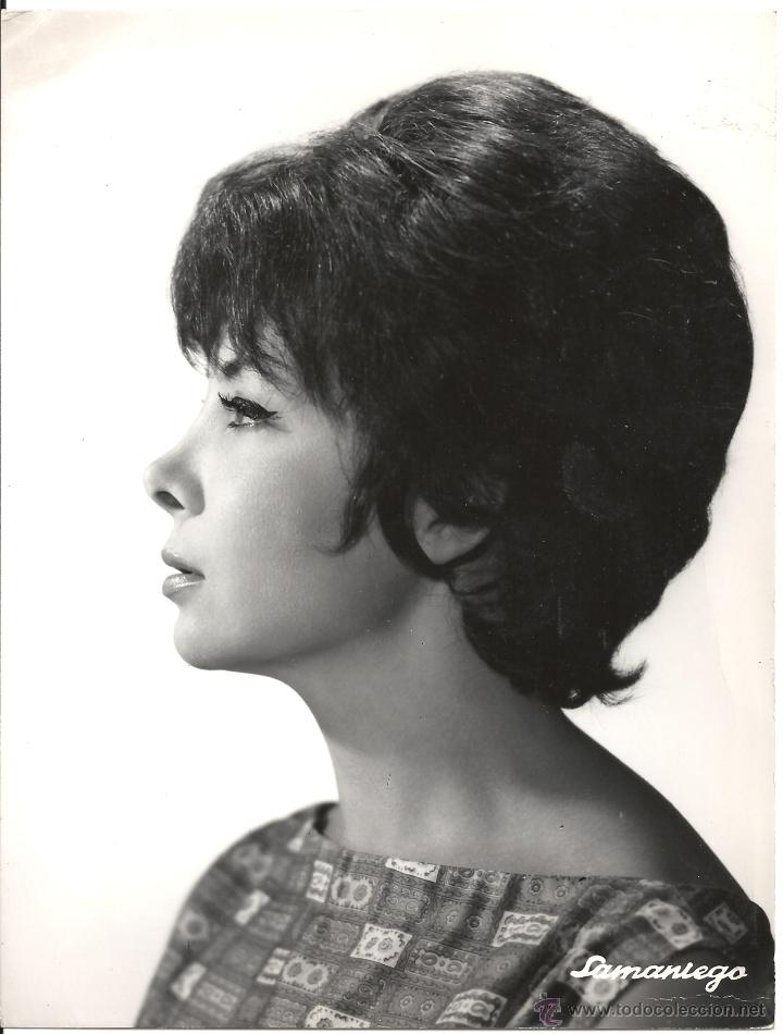 Kino: F20425 MARUJA MARIA ASQUERINO FOTO ORIGINAL B/N ESPA&Ntilde;OLA FOTOGRAFO SAMANIEGO