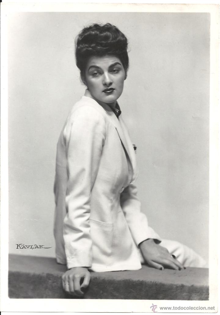 Cin&eacute;ma: F20451 MARY PIAMONTE FOTO ORIGINAL B/N ESPA&Ntilde;OLA FOTOGRAFO KAVLAK