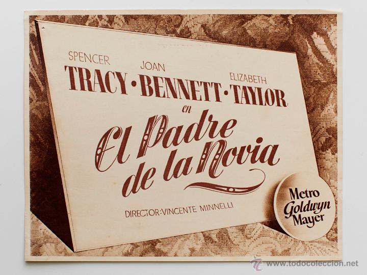 Cinema: EL PADRE DE LA NOVIA, UNA PEL&Iacute;CULA DE METRO GOLDWYN MAYER- 19X23,5 cm