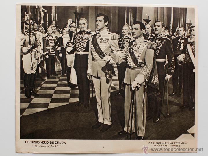 Cinema: EL PRISIONERO DE ZENDA, UNA PEL&Iacute;CULA DE METRO GOLDWYN MAYER- 19X23,5 cm