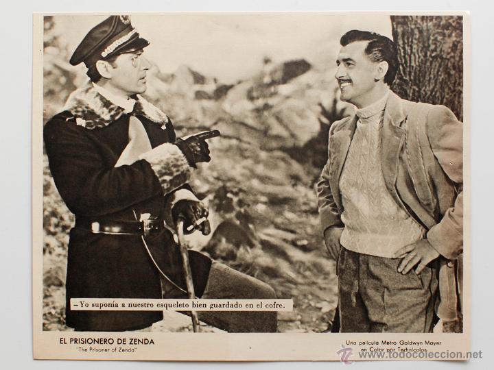 Cinema: EL PRISIONERO DE ZENDA, UNA PEL&Iacute;CULA DE METRO GOLDWYN MAYER- 19X23,5 cm