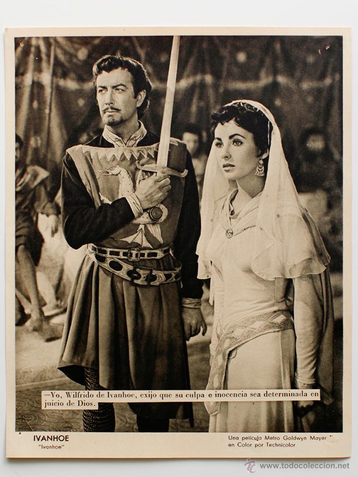 Cinema: IVANHOE - UNA PEL&Iacute;CULA DE METRO GOLDWYN MAYER- 19X23,5 cm