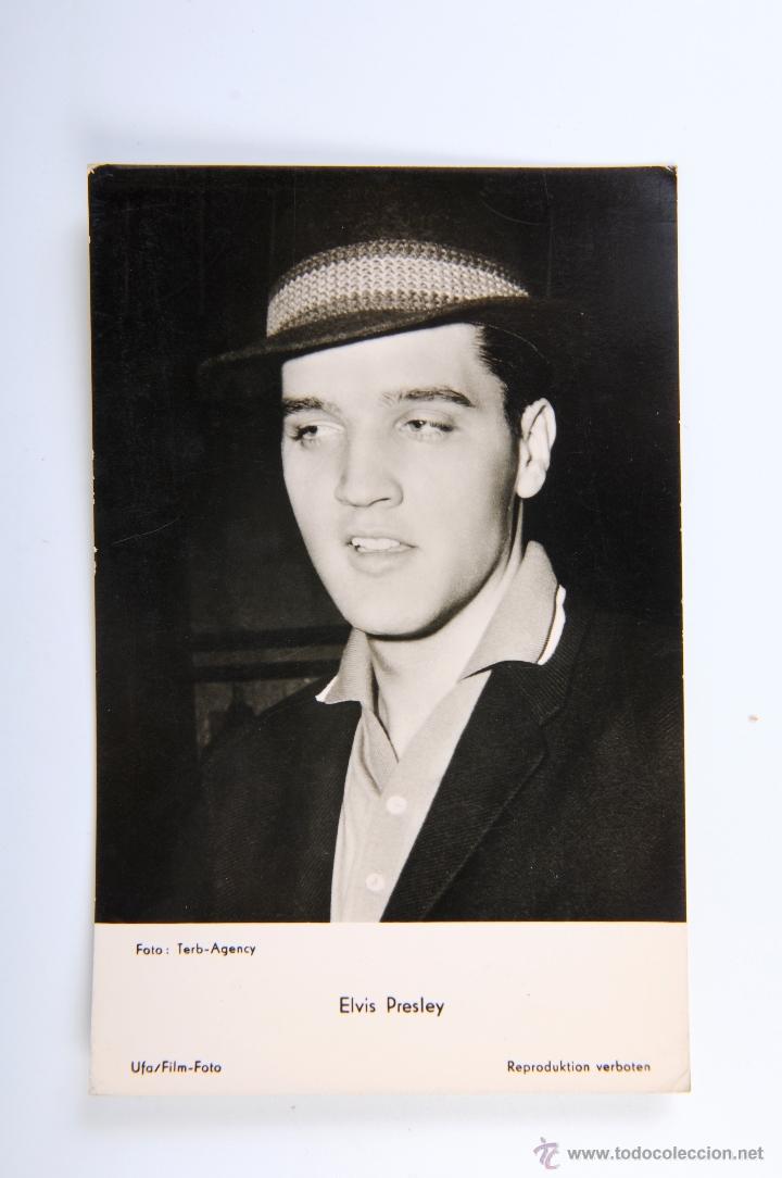 Cine: ANTIGUA TARJETA POSTAL FOTOGRAFIA FOTO. TERB-AGENCY ELVIS PRESLEY SIN CIRCULAR
