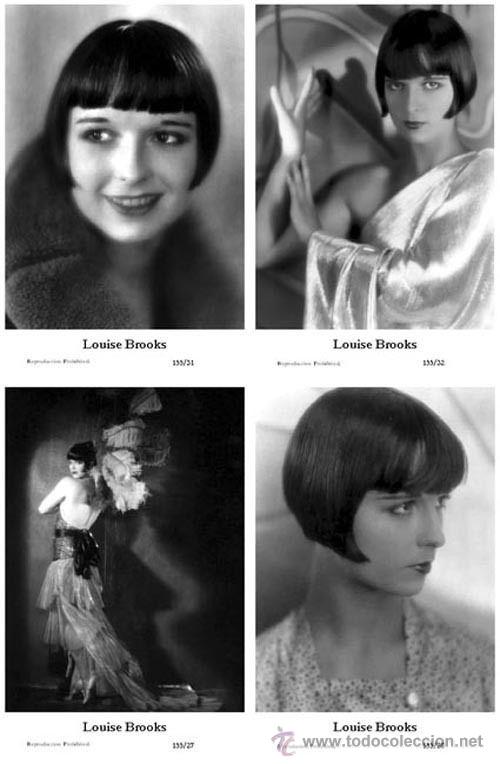 Cine: LOUISE BROOKS - Film star Pin Up - Publisher Swiftsure Postcards 2000 SET 29-32