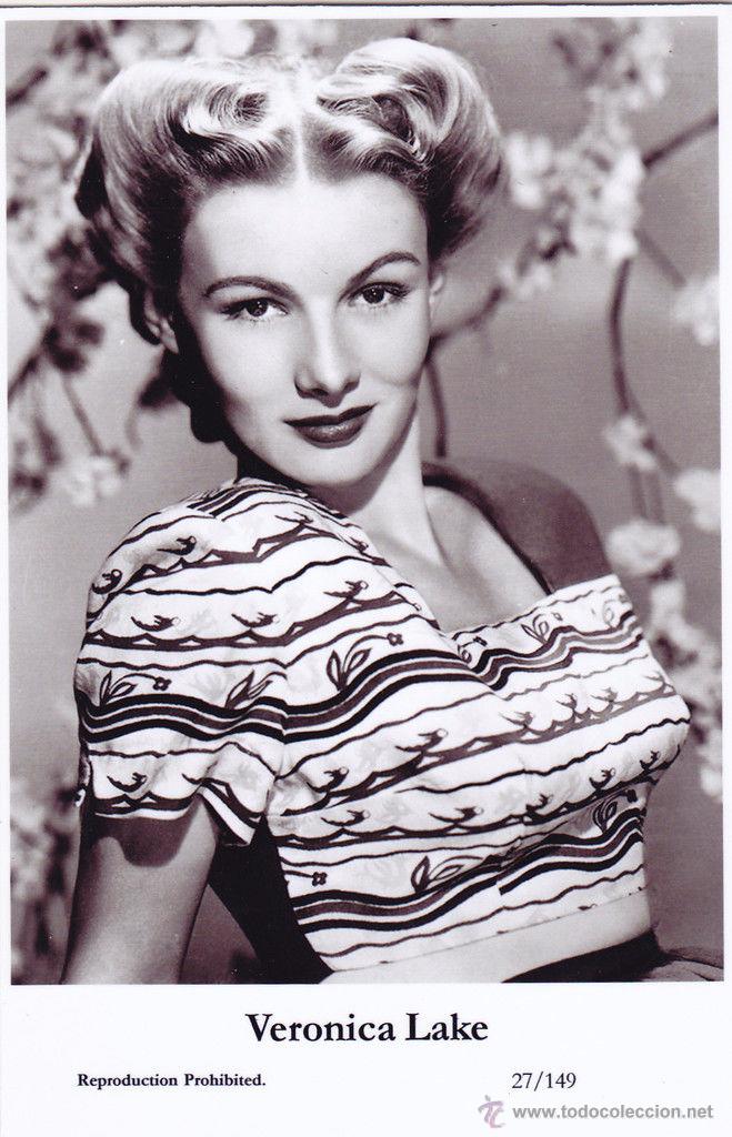 Cine: VERONICA LAKE - Film star Pin Up - Publisher Swiftsure Postcards 2000
