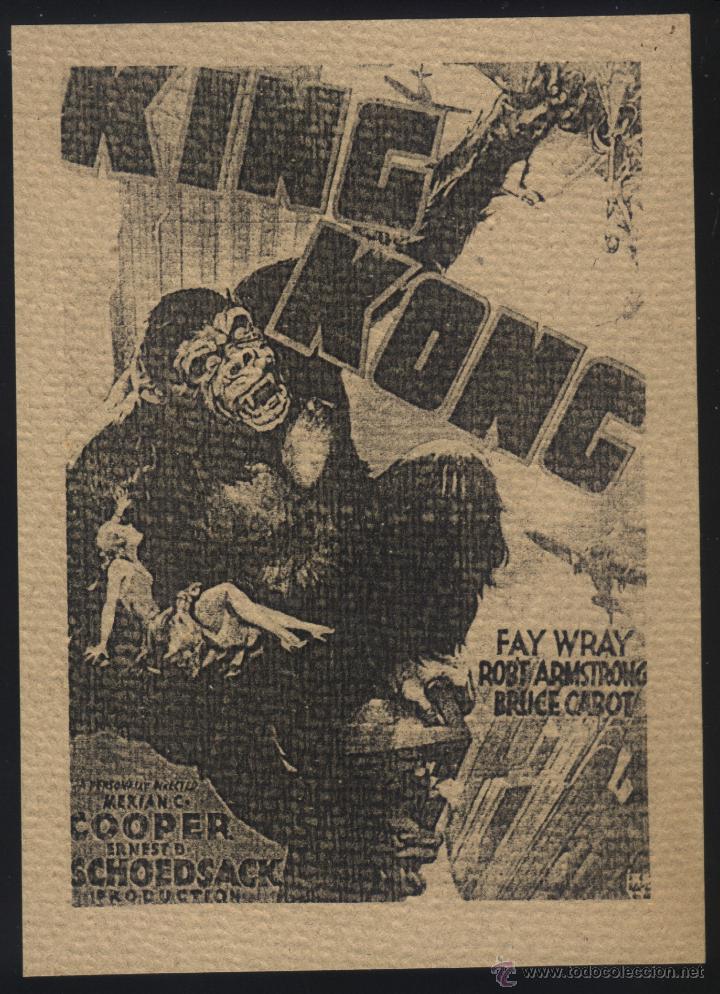 Cine: Q-06008- KING KONG (Fay Wray - Robert Armstrong - Bruce Cabot - Noble Johnson - James Flavin)