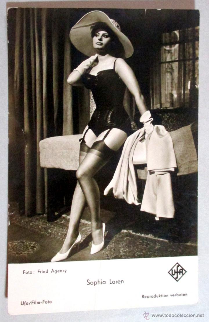 Cine: SOFIA LOREN , CINE , POSTAL ACTRIZ , ANTIGUA , ORIGINAL , PCA 1515