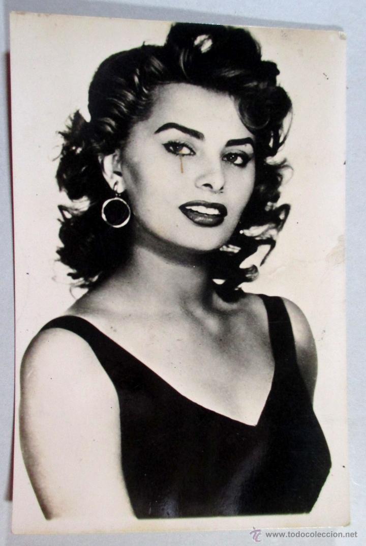 Cine: SOFIA LOREN , CINE , POSTAL ACTRIZ , ANTIGUA , ORIGINAL , PCA 1585
