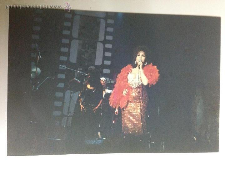 Cine: Foto original Sara Montiel en concierto.10 x 15 cm