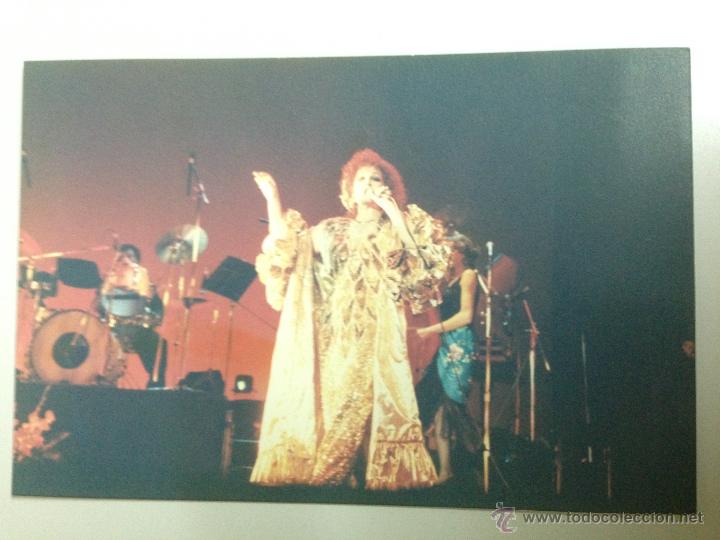 Cine: Foto original Sara Montiel en concierto.10 x 15 cm