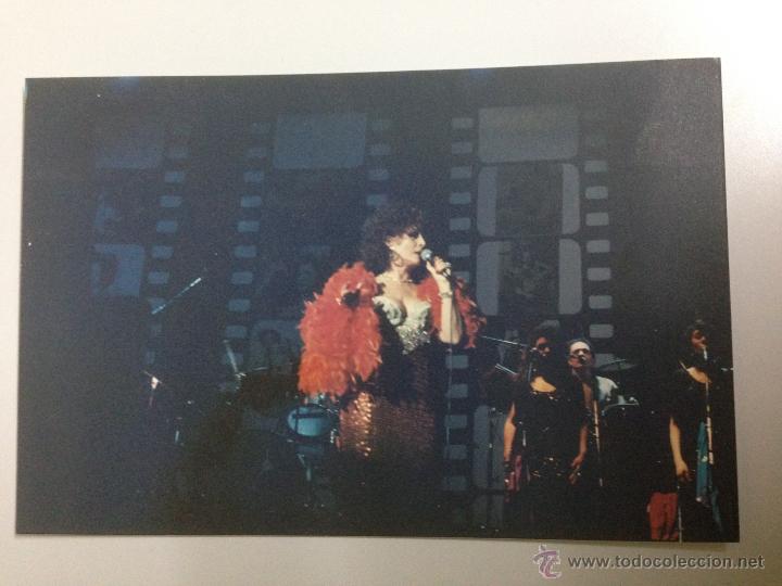 Cine: Foto original Sara Montiel en concierto.10 x 15 cm