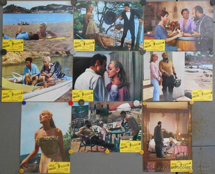 Cine: WO82 SU NOMBRE ES DAPHNE GERMAN LORENTE GENEVIEVE GRAD SET 9 FOTOCROMOS ORIGINAL ESTRENO