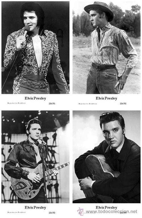 Cine: ELVIS PRESLEY - Film star - Publisher Swiftsure Postcards 2000 SET 81-84