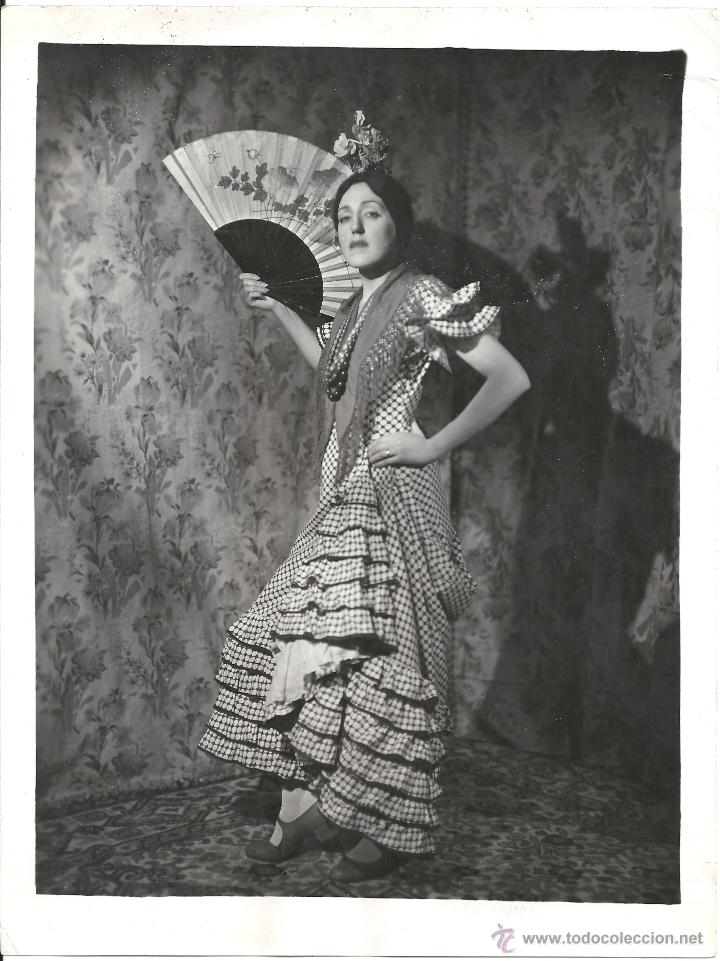 Kino: F21863 MARY SANTPERE FLAMENCO FOTO ORIGINAL ESPA&Ntilde;OLA